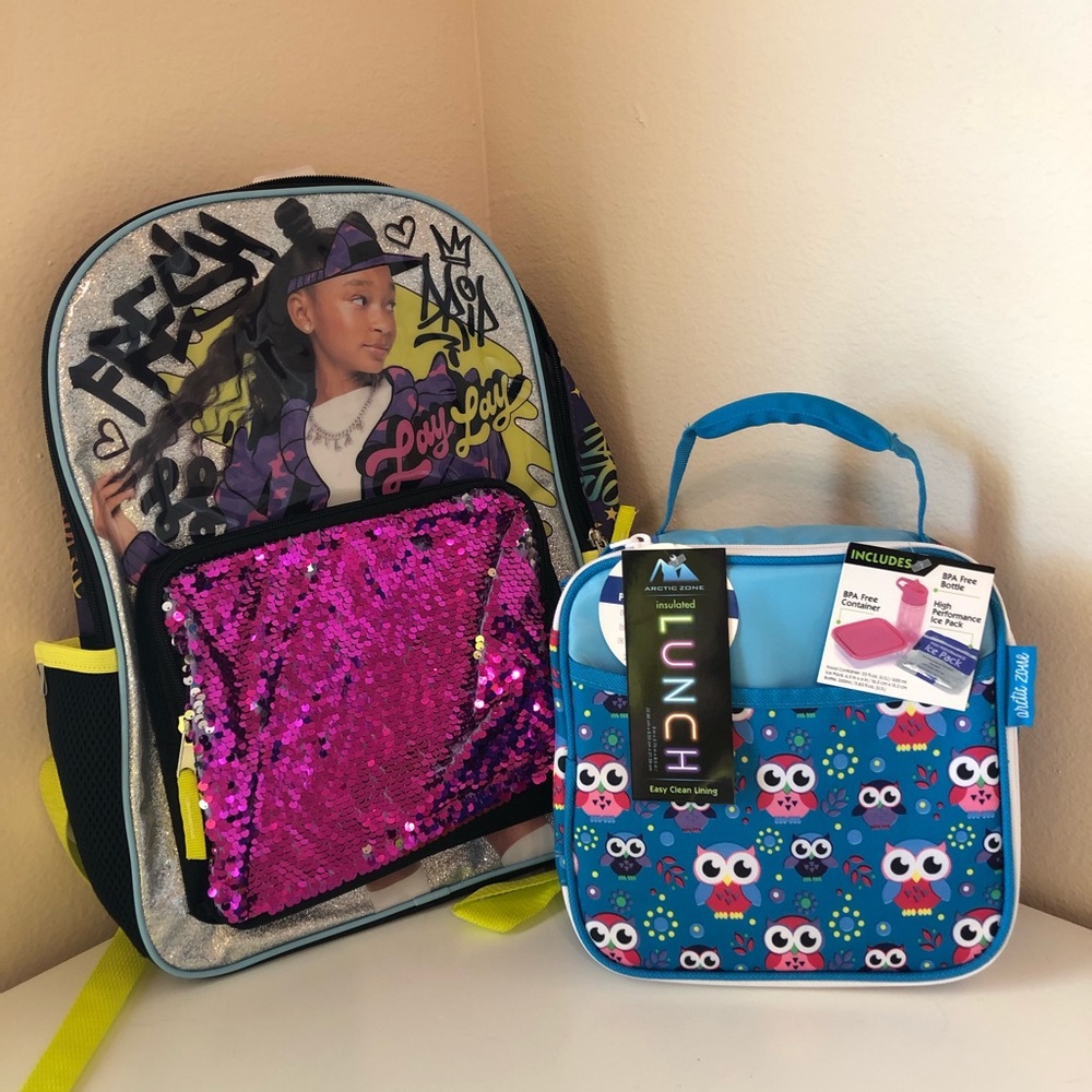 That Girl LayLay Backpack& Arctic Zone lunch Bag Set